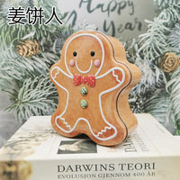 Boîte en métal pour biscuits, chocolat, gâteaux, emballage décoratif pour les fêtes de Noël, vente en gros