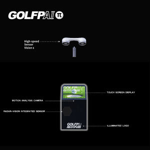 Simulateur de <span class=keywords><strong>golf</strong></span> tout-en-un A1 Pro avec capteur en hauteur | Ensemble complet avec accessoires et fonctionnalités en option | Haute précision pour le <span class=keywords><strong>golf</strong></span> - Product Image 2