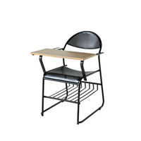 Muebles Escolares, Escritorio y Sillas de Estudio de Madera para Aula o Sala de Capacitación con Tablero de Escritura