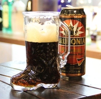 Verre à bière en forme de botte, 500 ml, verre allemand, steins, chaussures, verre à bière pour les jeux de boisson de fête