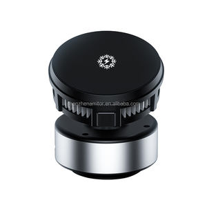 X19ยึดโทรศัพท์มือถือในรถยนต์คันแรกแบบหมุนได้360องศาพร้อมระบบระบายความร้อนในการชาร์จแบบไร้สายและไฟ LED - Product Image 2