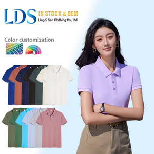 <span class=keywords><strong>2025</strong></span> LDS OEM Biểu Tượng Tùy Chỉnh Bán Buôn Golf Polo Áo Sơ Mi Cho Phụ Nữ Phụ Nữ Mùa Hè Ngắn Tay Áo Thể Thao Cổ Áo Thoáng Khí Áo Phông - Product Image 1