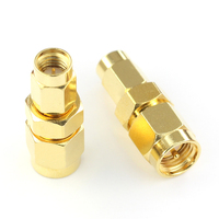 Adaptador Coaxial RF SMA Hembra a SSMA Macho, Conector de CC a 18 GHz (Opcional)