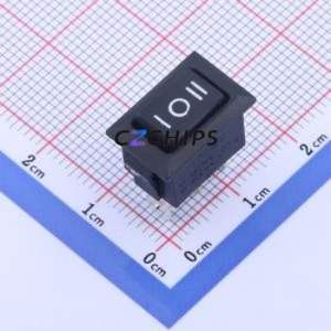 MR5-130-C3N-BB Rocker Switch Through hole Component (THT) Switch 15mm 10mm 19mm Concave Bend - Product Image 1