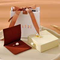 Ensemble d'emballages magnétiques pour bijoux, bague de collier avec imprimé personnalisé, enveloppe en microfibre, pochette, sac à main en papier, boîtes cadeaux pour bijoux à tiroir