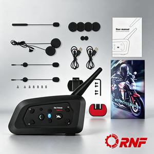 Nuevo Intercomunicador para Casco de Motocicleta al por Mayor, Auriculares V6 Plus Impermeables con Reducción de Ruido, Comunicación Dúplex para 2 Motociclistas a 800m - Product Image 2