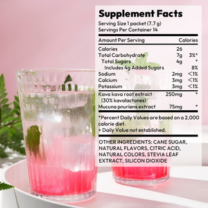 LIFEWORTH Natural Flavor Kava Good Mood minuman Powder Packets on the Go - Product Image 3