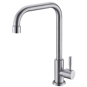 Edelstahl Waschbecken Wasserhahn Einzel kühlung alle Kupfer kern Waschbecken Wasserhahn - Product Image 1