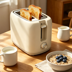 Tostadora Eléctrica con 6 Niveles de Control de Temperatura, Tostadora de Pan de <span class=keywords><strong>2</strong></span> Rebanadas <span class=keywords><strong>para</strong></span> Bagels y Rebanadas Más Gruesas - Product Image 4