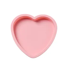 Customized Easy Use Food Grade Silicone Heart Shape Cake Molds Cake Moulds Bakeware DIY Easy Release Birthday Anniversary