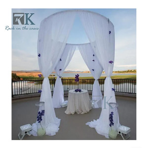Minimalist Pipe Drape for Church/Wedding/Event Detachable Circular Decor Pipe Kit - Product Image 4