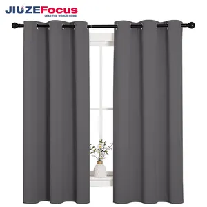 Good Quality Luxury European Style 100% Polyester Decorative Custom Hotel Or Home Blackout Curtain For Bedding Room