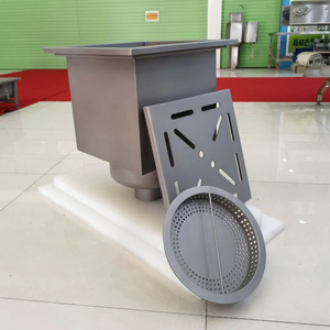 Mezbaha gıda fabrikaları ve işleme hatları için endüstriyel paslanmaz çelik sıhhi zemin drenaj - Product Image 2