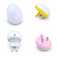 Lampe de nuit LED à changement de couleur RVB, lampe de nuit décorative à brancher avec 7 couleurs, conception personnalisée OEM
