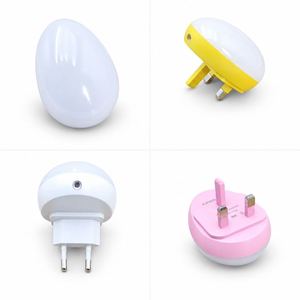 Lampe de nuit LED à changement de couleur RVB, lampe de nuit décorative à brancher avec 7 couleurs, conception personnalisée OEM - Product Image 6