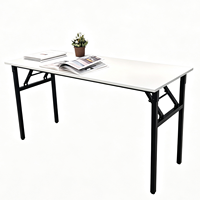 Pieds de table pliants en bois MFC, robustes, en acier inoxydable, pour table à manger, bureau, usage commercial moderne, support de mobilier