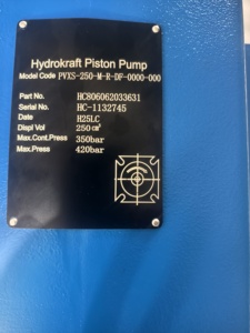 ปั๊มไฮดรอลิกแบบลูกสูบ รุ่น PVXS ซีรีส์ PVXS-066/090/130/180/250-M-R-DF-0000-000 ปั๊มแบบลูกสูบ PVXS-250-M-R-DF-0000-000 - Product Image 2