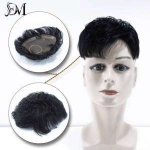 <span class=keywords><strong>Prótesis</strong></span> de cabello para <span class=keywords><strong>hombre</strong></span> de la <span class=keywords><strong>mejor</strong></span> calidad, cierre de Base de seda Natural hecho a mano, Touppe de repuesto para <span class=keywords><strong>hombre</strong></span>, peluca transpirable de cabello humano 100 para <span class=keywords><strong>hombre</strong></span> - Product Image 3