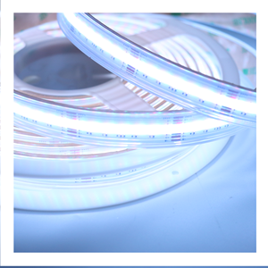 Banqcn Profesional Dc24v Dark Free 12mm Ancho Pcb High Cri Smart Digital Chasing RGB Cob <span class=keywords><strong>Led</strong></span> Cuerda Tira 50 metros de luz 24V - Product Image 2