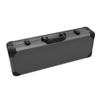 YH Haute qualité 500 pièces Étui à jetons de poker en aluminium noir avec serrure