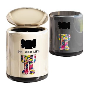 Cubos de Basura Divertidos Cilíndricos de 12L con Diseño Abierto para Interiores, para Sala de Estar, Dormitorio, Cocina y Baño - Product Image 5
