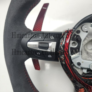 Volante Deportivo de Fibra de Carbono Forjado con Alcántara y LED para BMW Serie 5 F30 F10 F32 F90 F80 F82 F87 - Product Image 2