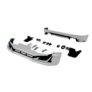 For Toyota Prado Fj120 2003-2009 Front Rear Bumper Upgrade To Modellista Model Facelift Body Kit