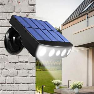 Luces Solares de Seguridad de 4 LED, Potentes, para Exteriores, con Sensor de Movimiento, 3 Modos, Impermeables, para Calle, Pared, Nocturnas, Venta al Por Mayor - Product Image 1