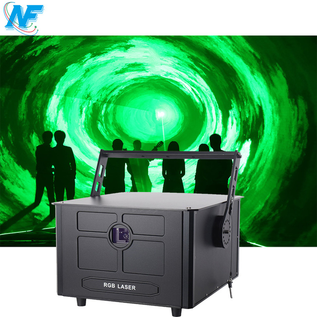 IP55 CNI 532nm Green 25w Outdoor Landmark Advertising Animation Laser Light