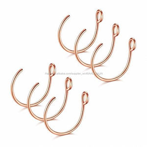 20G de la joyería Piercing de 8mm <span class=keywords><strong>falso</strong></span> anillo de la nariz de <span class=keywords><strong>aro</strong></span> de <span class=keywords><strong>labio</strong></span> tabique de la nariz anillo - Product Image 3