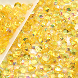 คริสตัลเรซิ่นเจลลี่ AB สีโทแพซ AB ขนาด 4 มม. 50,000 ชิ้น/ถุง แบบไม่ใช้ความร้อน สำหรับตกแต่งแก้ว DIY - Product Image 4