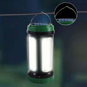 Solar Rechargeable Portable <b>LED</b> Spotlight Waterproof Outdoor Emergency Handheld Searchlight Camping <b>Flashlight</b> - Product Image 4