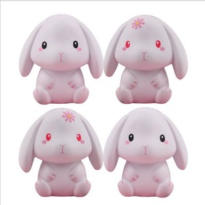CHENXI Slow-Rise Kawaii Rabbit Shape Stress Relief PU Foam Squishy Toy <b>Ball</b> for 5 to 7 Years Old Kids - Product Image 1