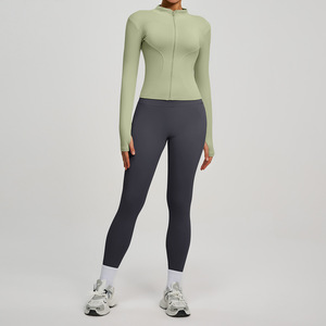 Conjunto Deportivo de Cinco Piezas para <span class=keywords><strong>Yoga</strong></span>, Ajustado, Sólido, Ligero, de Secado Rápido, para Ejercicio al Aire Libre y Running, Modelo 7790 - Product Image 4