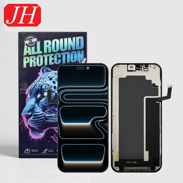 JH OEM Wholesale FHD LCD Touch Screen Replacement Display For IP 17 Pro Max Repair Shop Parts