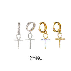 ต่างหูฮิปฮอปทรงห่วงประดับเพชรโมอิสซาไนต์ VVS  แบบ Iced Out  วัสดุเงินแท้ 925  รับรองโดย GRA  ราคาขายส่ง Kaleido  ผ่านการทดสอบเพชร - Product Image 6