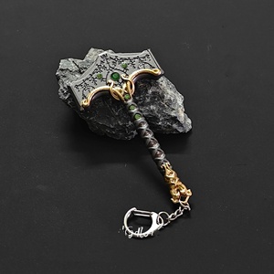 Trò chơi thiết bị ngoại vi Kratos Anime hỗn loạn lưỡi kim loại mô hình Olympian thanh kiếm Mini vũ khí kim loại <span class=keywords><strong>Keychain</strong></span> - Product Image 5