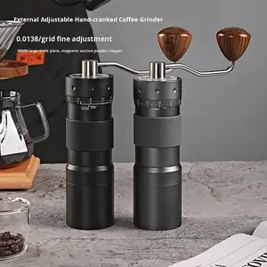 เครื่องบดกาแฟด้วยมือแบบพกพาขนาดเล็กเครื่อง<span class=keywords><strong>บด</strong></span><span class=keywords><strong>กาแฟ</strong></span>แบบมือจับทำจากไม้สแตนเลส - Product Image 3