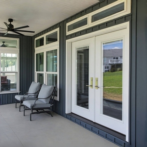Puertas Francesas Exteriores de Metal Negro con <span class=keywords><strong>Toldo</strong></span> - Product Image 5