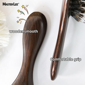 Cepillo de pelo de sándalo de material superior, cepillo de cerdas de jabalí, 2 tamaños, cabezal de aceite, peine desenredante - Product Image 6