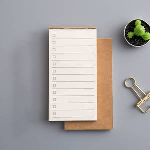 Bloc-notes personnalisé à lignes, couverture kraft A5 A6, prix d'usine, pour l'école et le bureau - Product Image 4