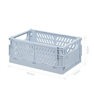 Thùng đựng đồ để bàn ODM tùy chỉnh, kiểu hiện đại, hình chữ nhật, chất liệu nhựa rỗng, có thể gấp gọn, thùng đựng đồ gia dụng hàng ngày của người nổi tiếng mạng xã hội - Product Image 6