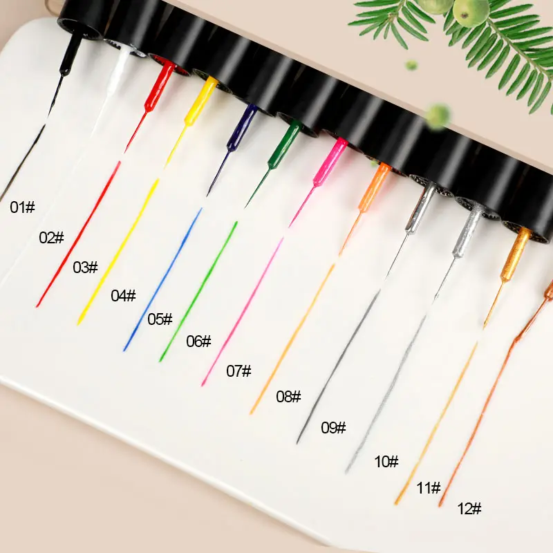AS Best Selling Mixed Color Liner Spider Gel 15 ml Nail Art Painting Fashionable DIY Nail Beauty Gel