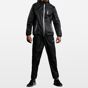 Abbigliamento da <span class=keywords><strong>Sauna</strong></span> Taglie Forti con Logo Personalizzato, Cardigan con Zip, Tuta Sportiva da Uomo <span class=keywords><strong>per</strong></span> Fitness, Corsa, Palestra, Boxe, Abbigliamento Dimagrante - Product Image 6