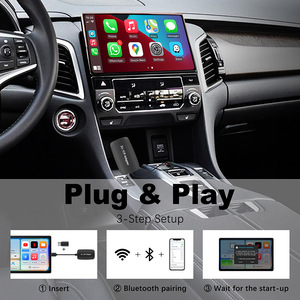 Recién llegado <span class=keywords><strong>CP300</strong></span> Mini Magic carplay Box RK3328 procesador 2GB + 8GB Android 11 universal con cable a carplay inalámbrico AI Box - Product Image 4