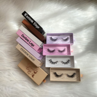 Cils en Faux Vison Réutilisables Naturels, Vente Chaude, 10mm, Échantillons Gratuits, Faux Cils en Gros