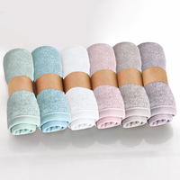Factory Price Bamboo Baby Washcloths Square Face Towel Bath Towel Natural Organic Baby Cleaning Towels Set