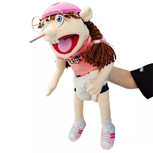 Pupazzo di Peluche Jeffy per Amici e Fan con Mani Staccabili per Regali di Halloween e Feste Pupazzi e Teatri di <span class=keywords><strong>Marionette</strong></span> - Product Image 3