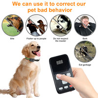Dog Remote Dog Trainings halsband mit Vibrations training Touch Warnung Stop Barking Ring 150m Set Light Electronic Fence