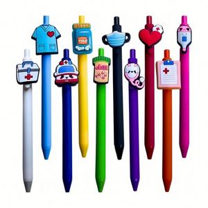 Stylo bille amusant et durable en plastique personnalisé pour infirmières, accessoires polyvalents, instrument d'écriture pour infirmières, médecins, personnel médical - Product Image 1
